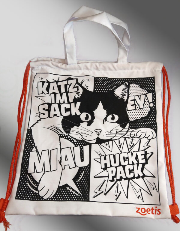 Viskosemix Stofftasche mit Rucksackfunktion