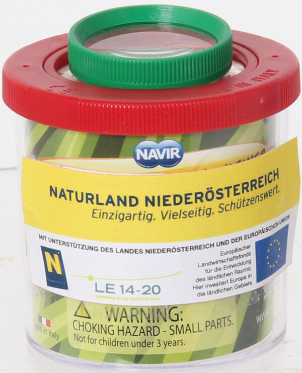 Becherlupe mit individuell bedrucktem Einleger