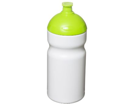 Bio Trinkflasche Fitness apfelgrün weiß