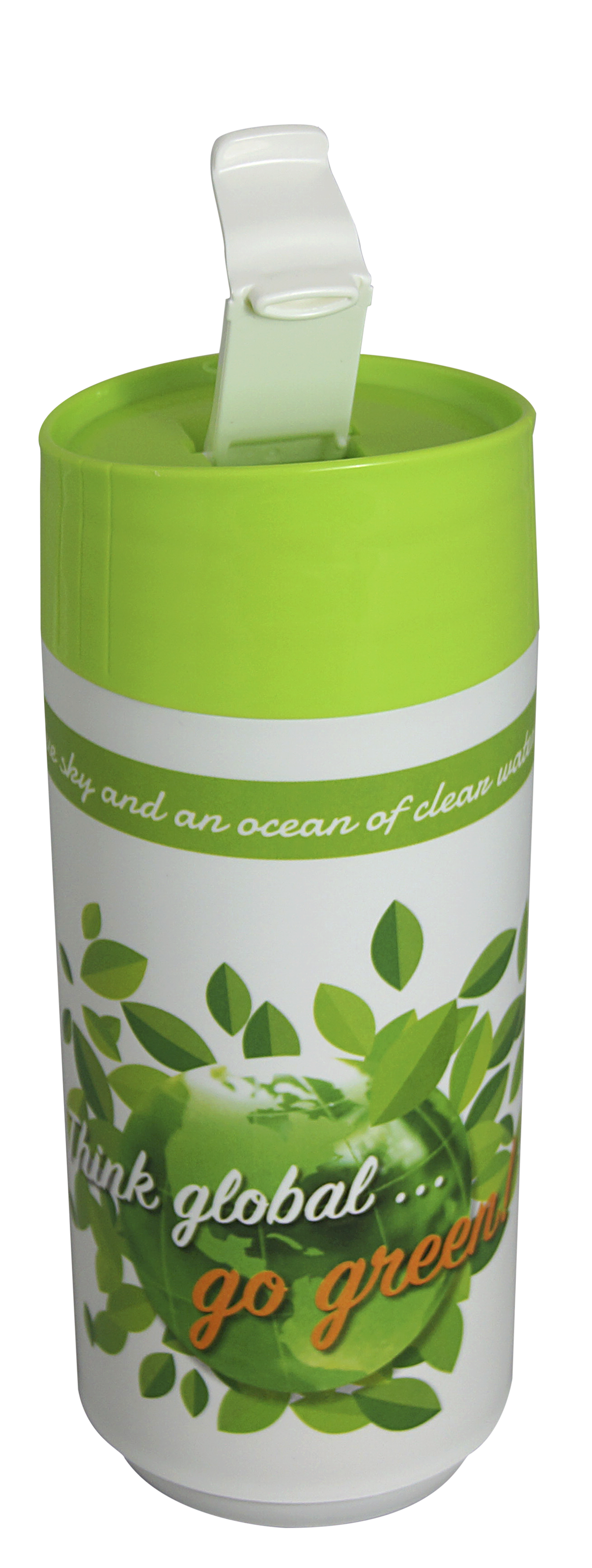 Bio Coffee2go-Becher Deckel offen