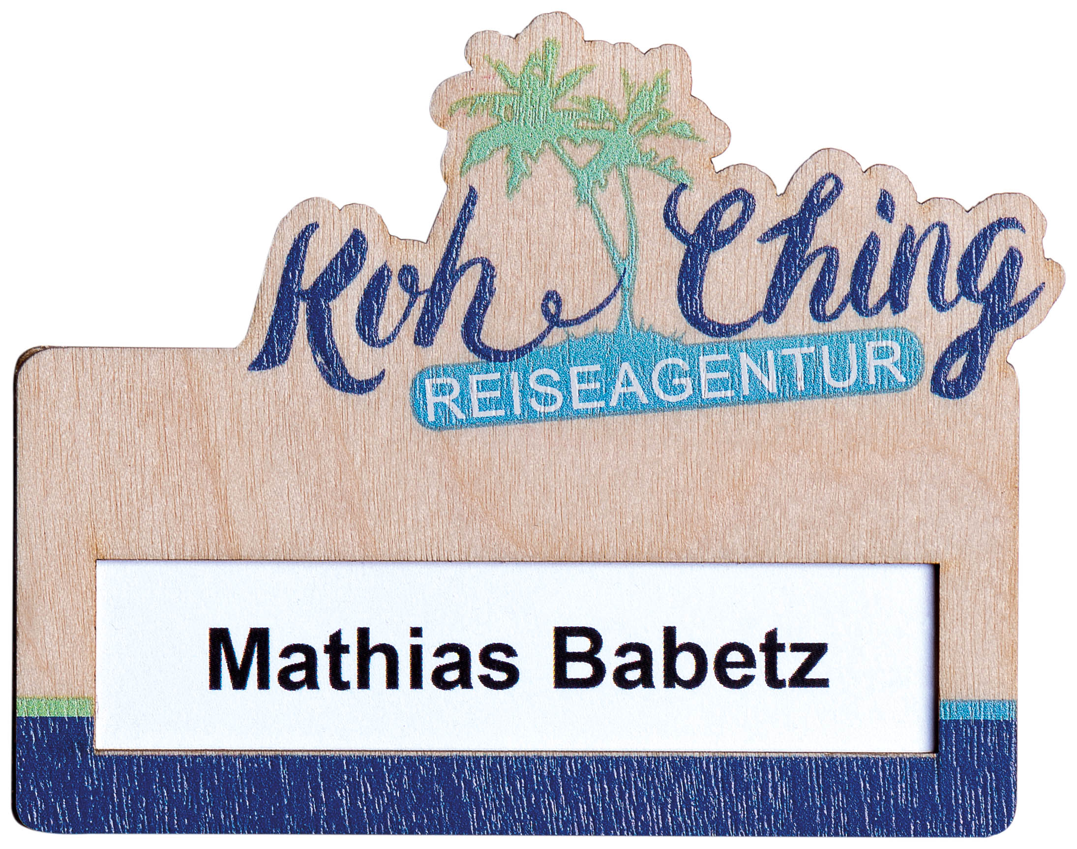 Holz Namensschilder individuelle Form