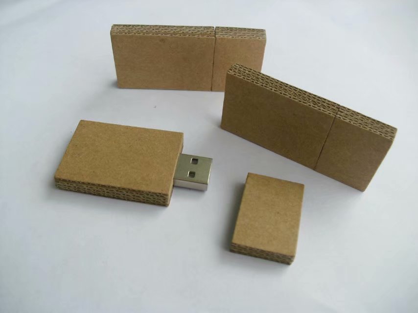 USB-Stick Recyclingkarton eckig