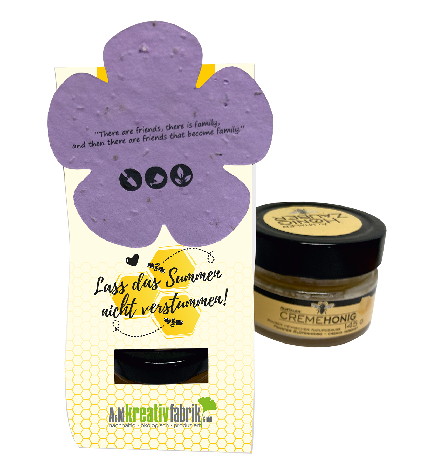 Honig-Samenpapier-Set Stanze
