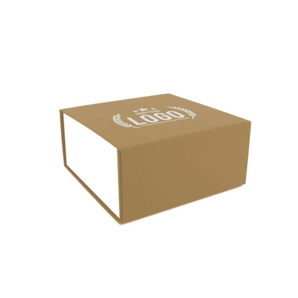 Geschenkverpackungen aus Strohfasern braun-weiß
