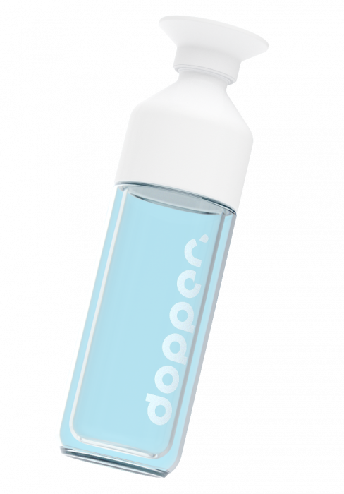 Designertrinkflasche Dopper aus Glas