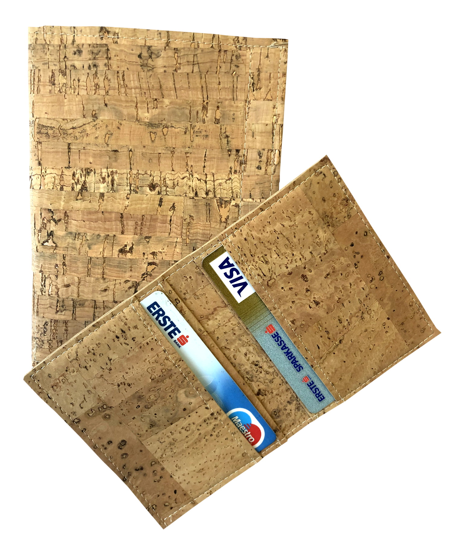 Kartenmäppchen aus Kork von A&M Kreativfabrik