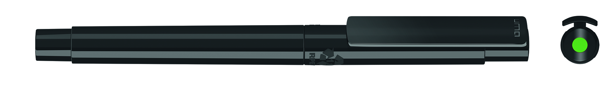 Öko Fineliner schwarz geschlossen