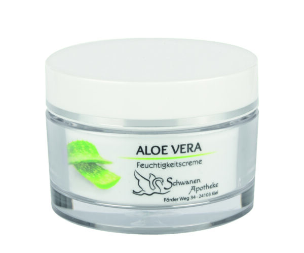 50 ml Kosmetiktiegel mit Aloe Vera Feuchtigkeitscreme
