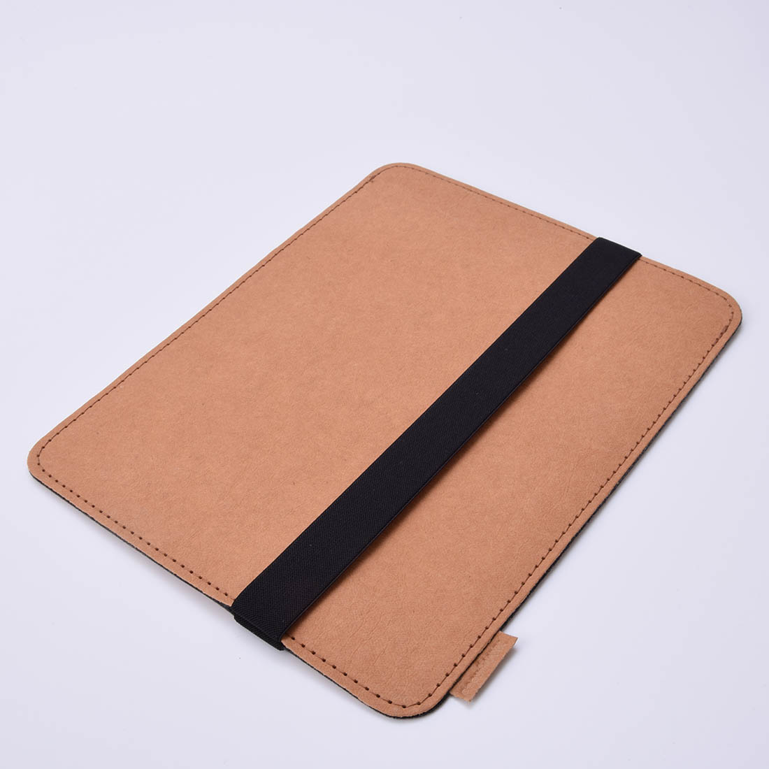 Tablet-Tasche aus veganem Leder mit Gummibandverschluss