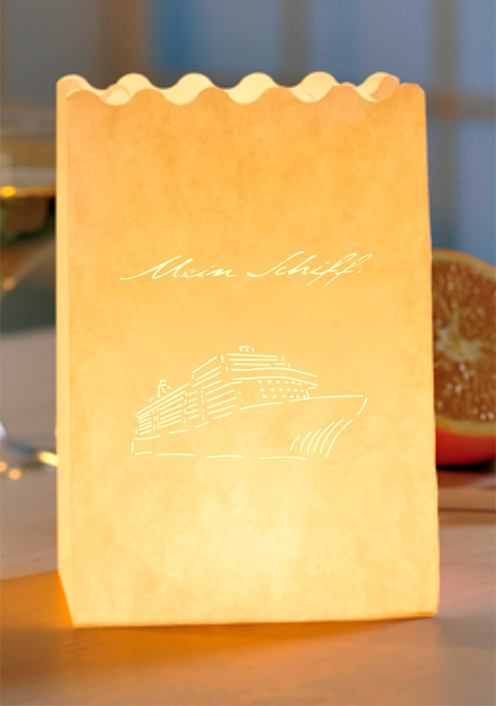 Lichttüte Motiv Mein Schiff