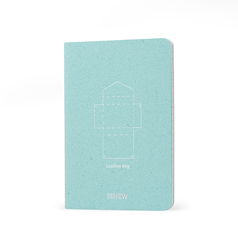 Eco-Friendly Notizbücher aus Recyclingmaterialien grün