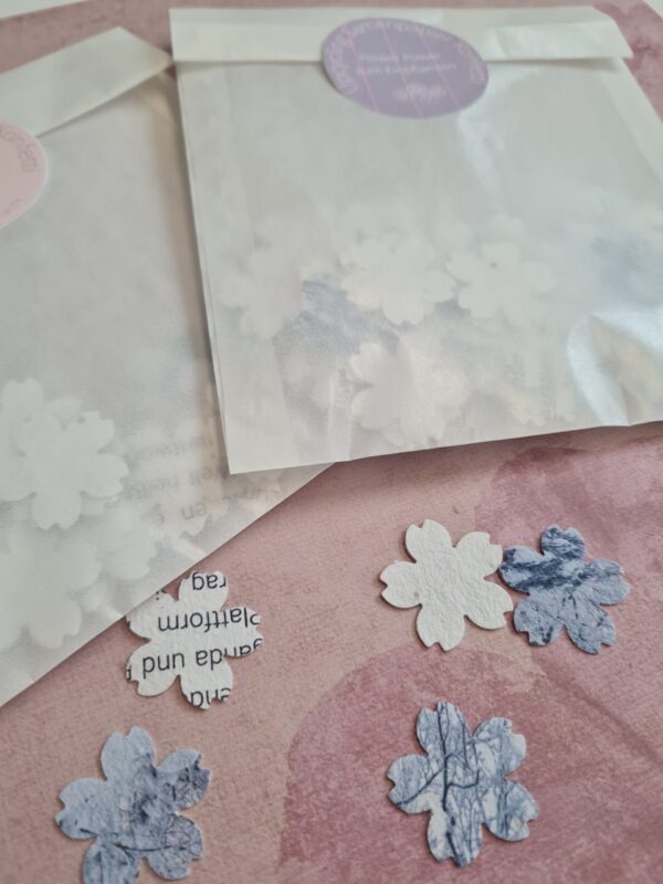 Recyceltes Samenpapierkonfetti