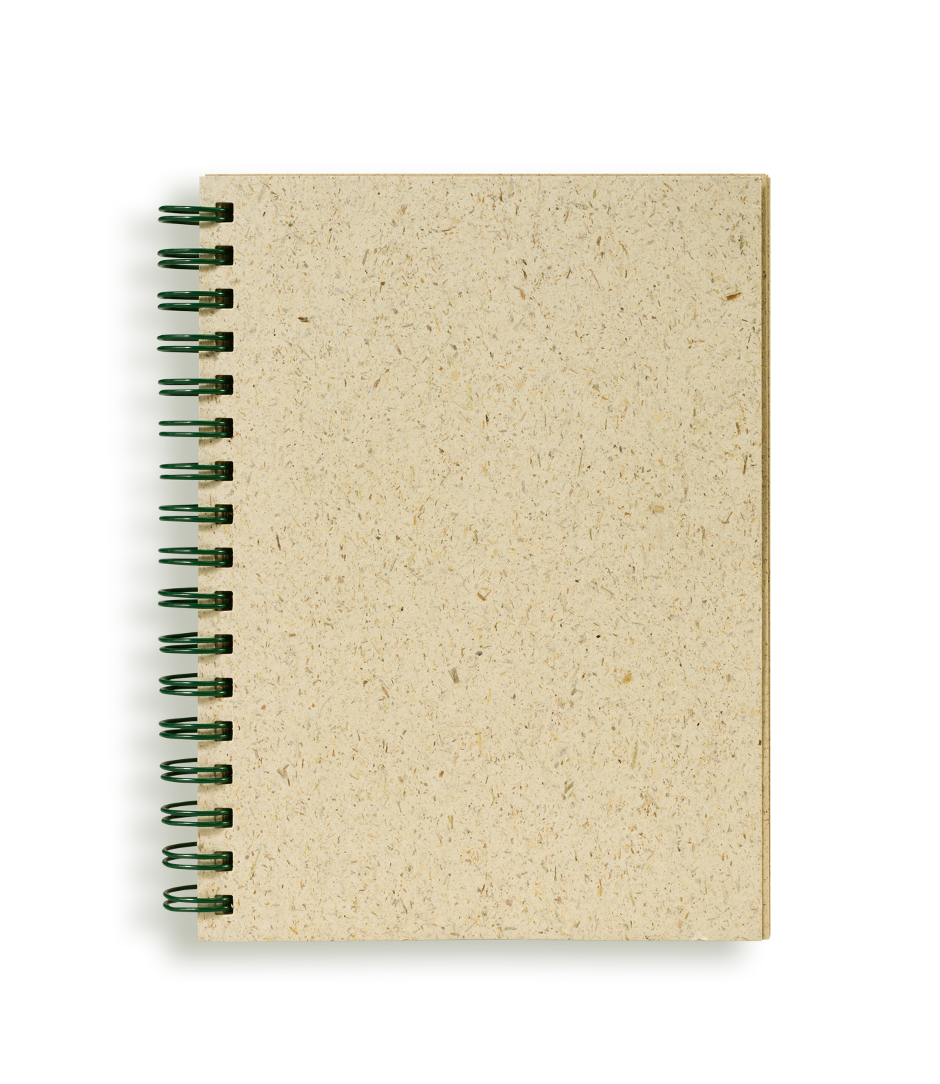 Notizbuch aus Graspapier mit Spiralbindung