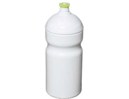 Bio Trinkflasche Fitness Weiß
