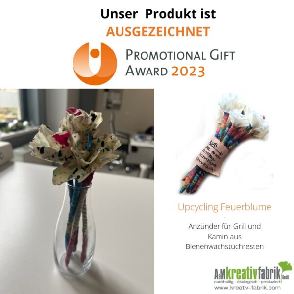UPCYCLING Feuerblume