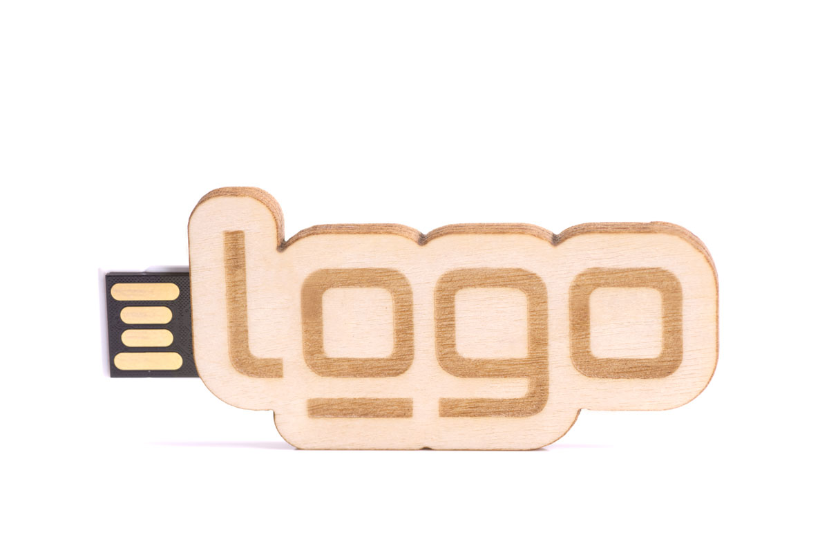 FSC-Holz USB-Stick 2D Brand