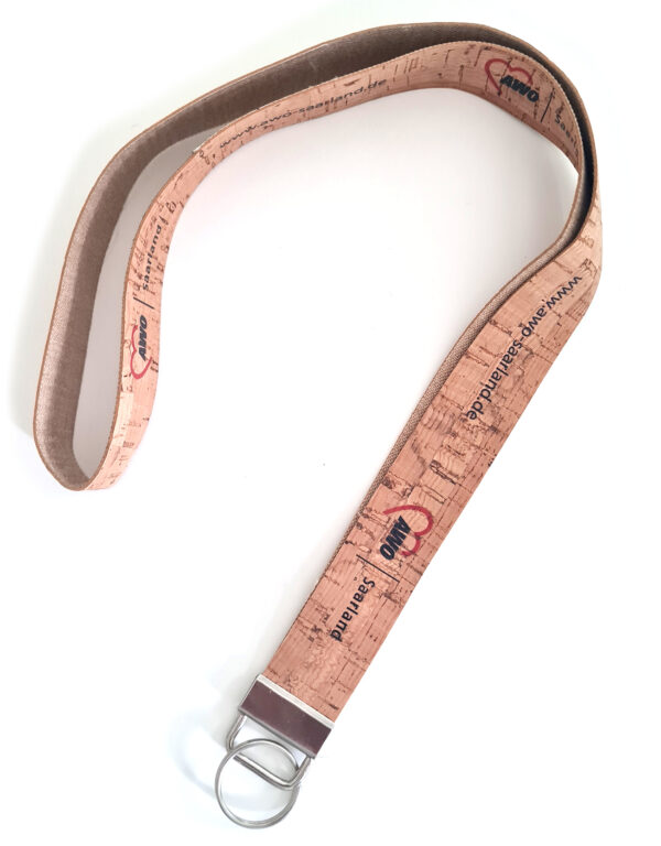 Lanyard aus Naturkork mit Druck
