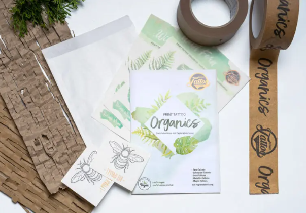 Organische Tattoos mit individuellem Druck