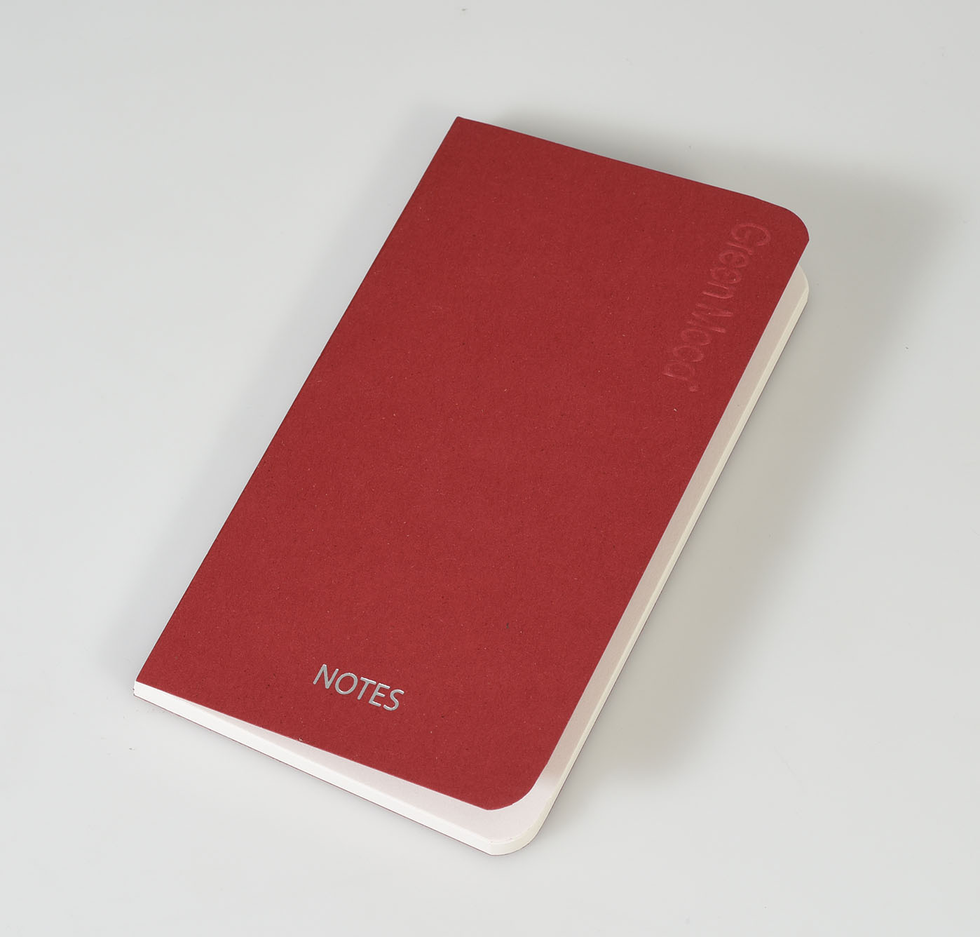 Notizbuch mit einem Einband aus Kirschenresten