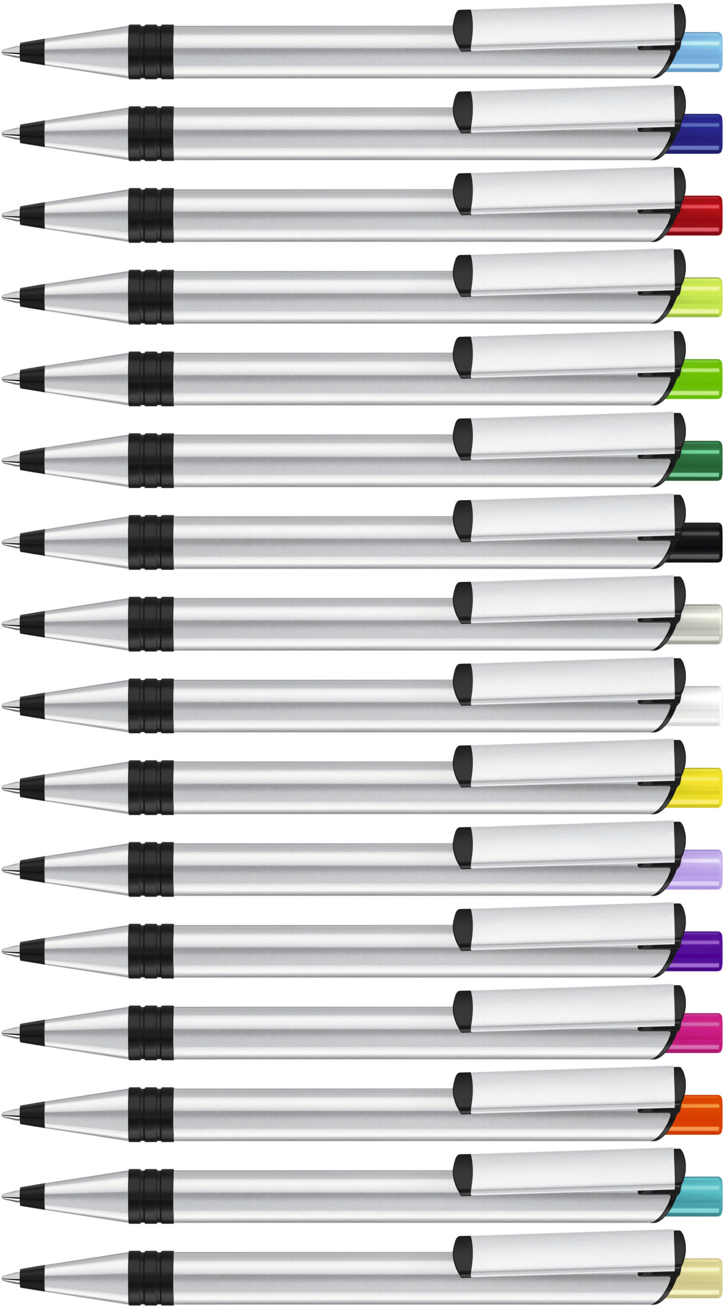 Öko-Kugelschreiber aus recycelten PET-Flaschen und Getränkedosen