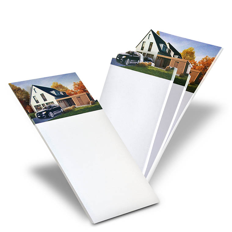 Notizblock mit 3D-Effekt