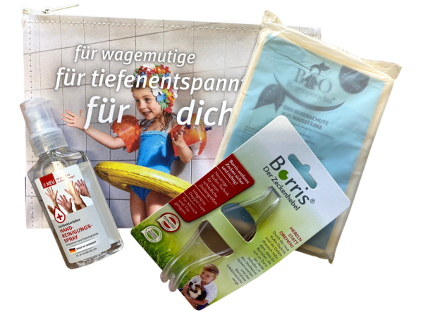 Happy Hollyday Set mit Zeckenhebel