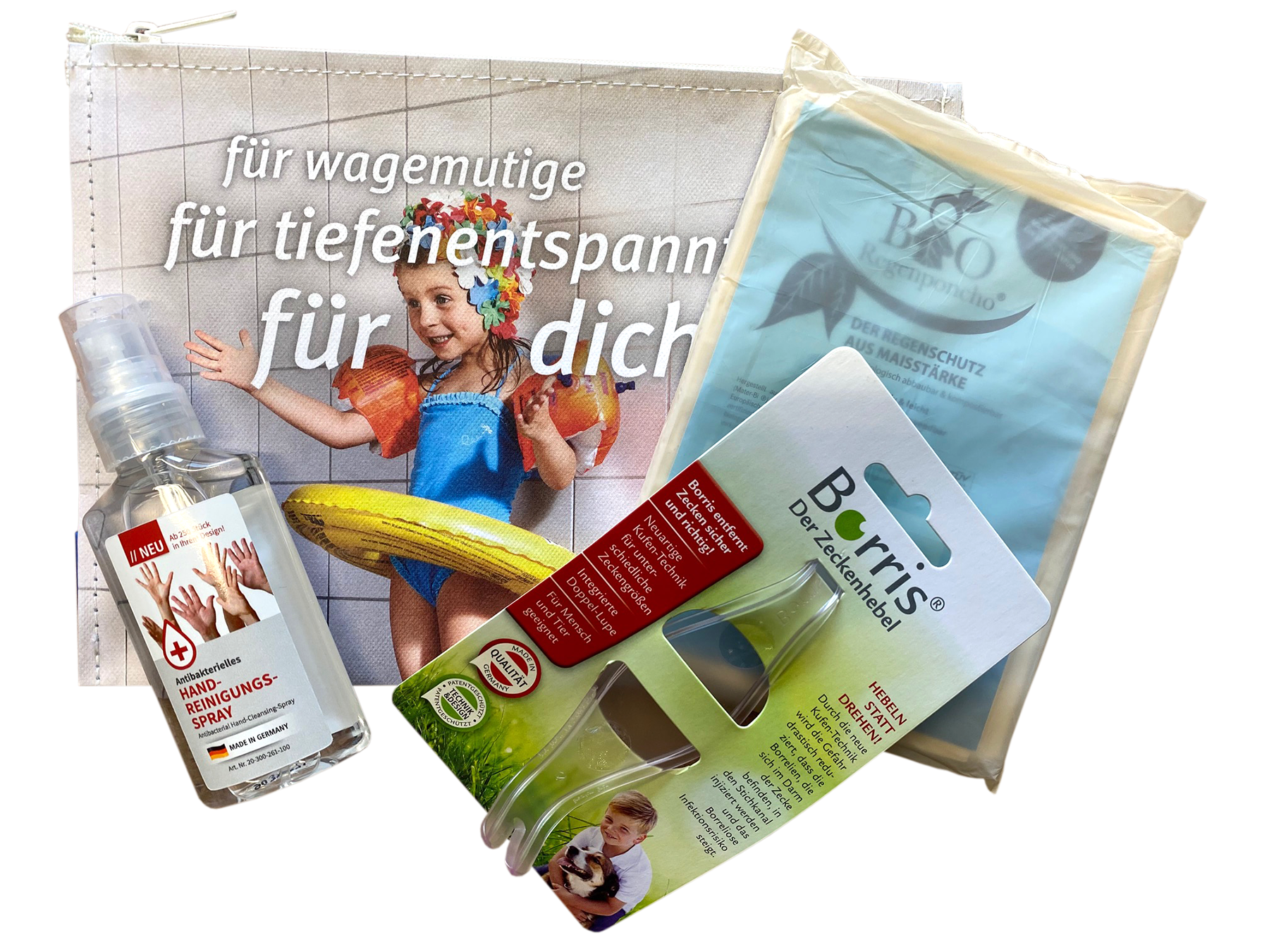 Happy Hollyday Set mit Zeckenhebel