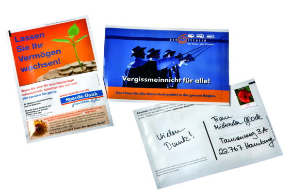 Saat-Postkarten individuell bedruckt