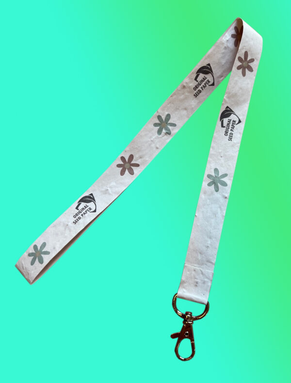 Lanyard aus Samenpapier