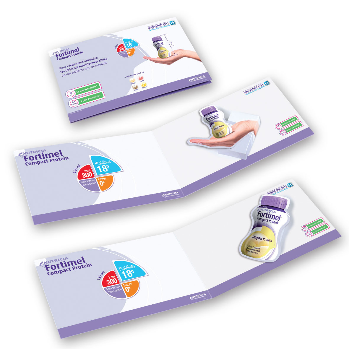 Mailingkarte mit 2D-Element
