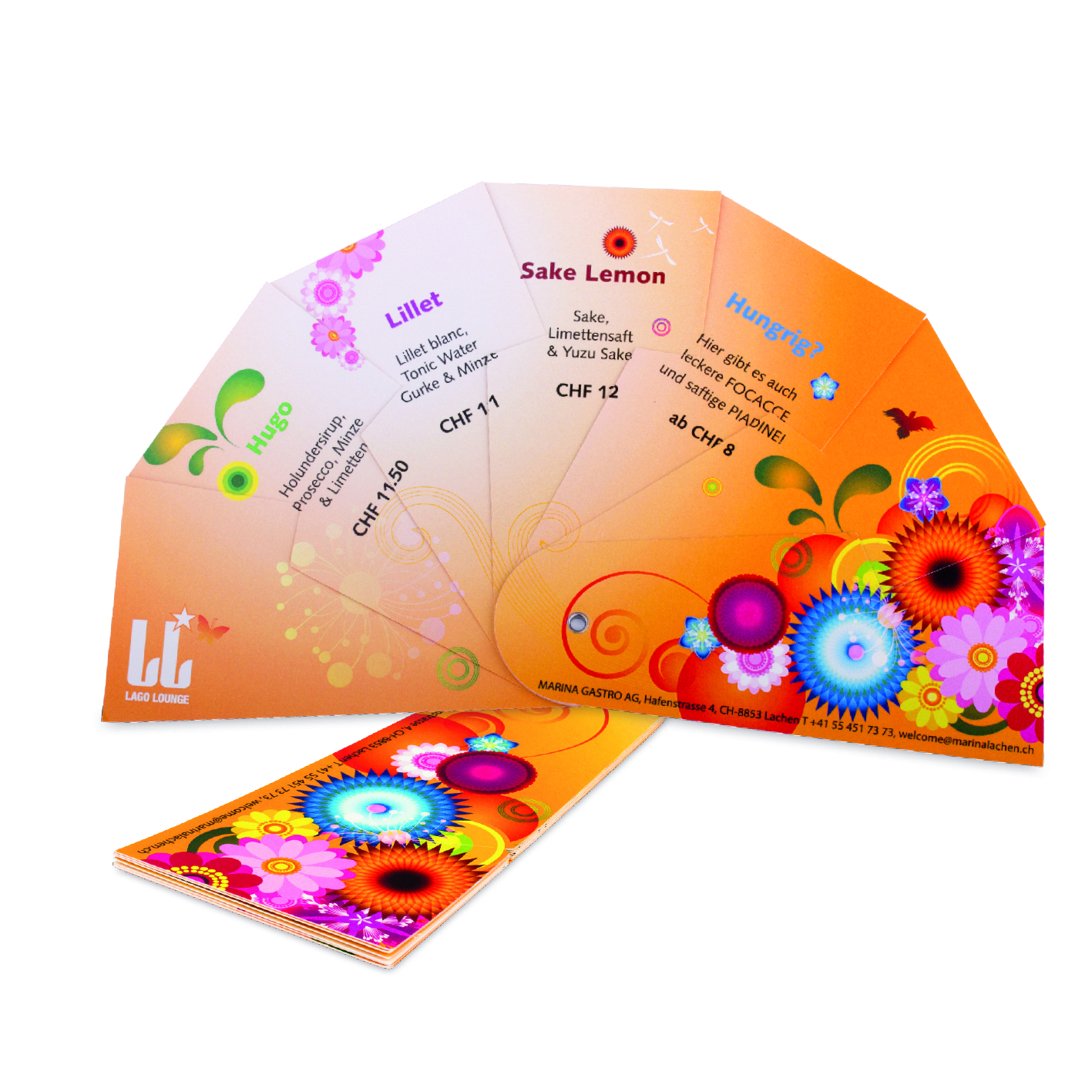 Kreativer Werbe-Fächer