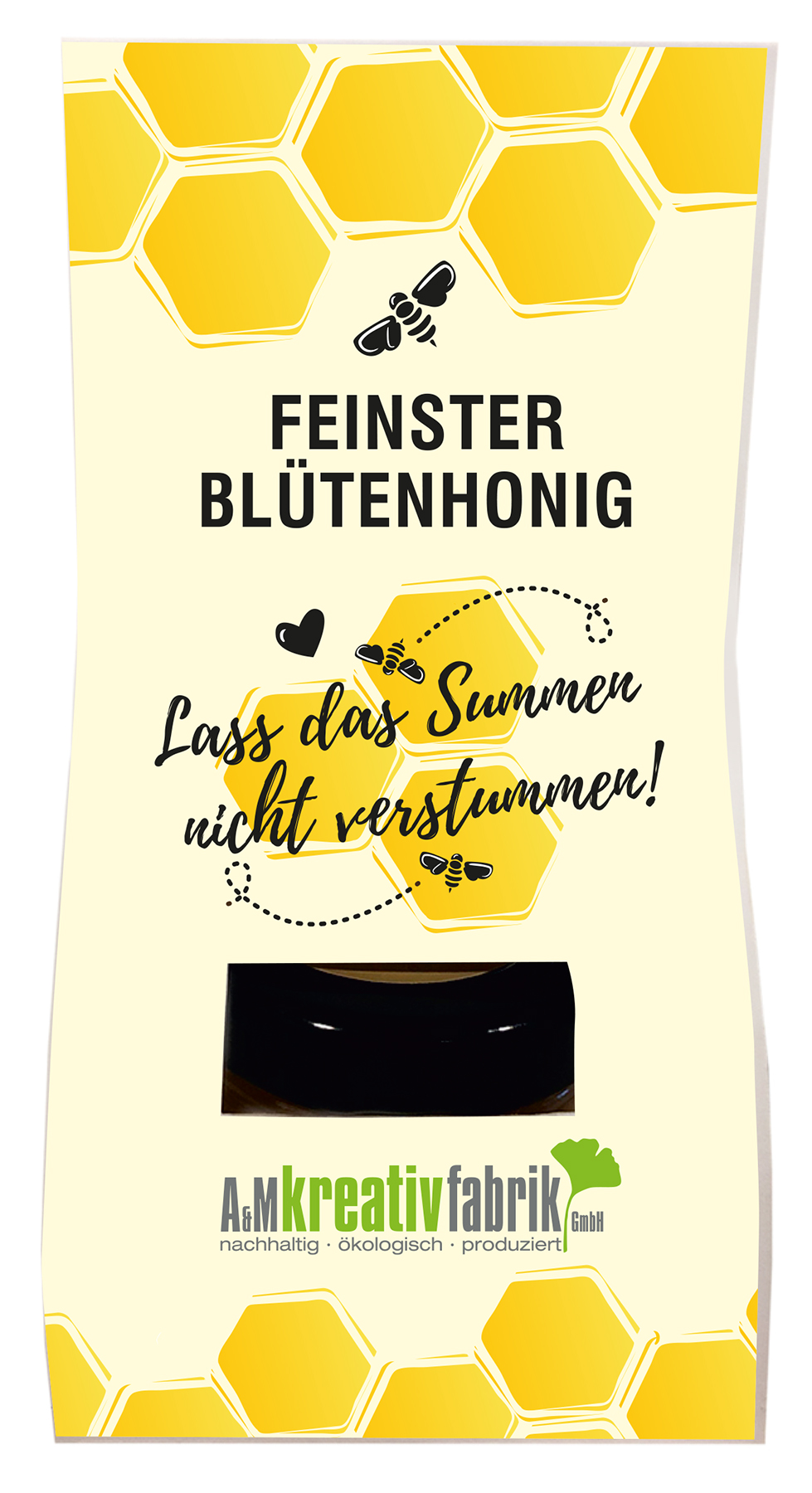 Honigzauber Bienenhonig mit Trägerkarte