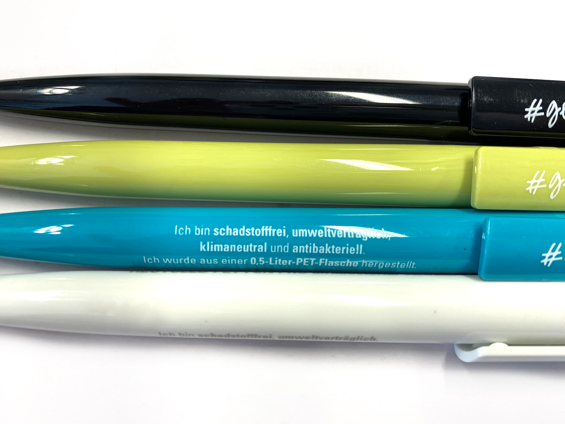 Kugeschlreiber recycling und antibakteriell