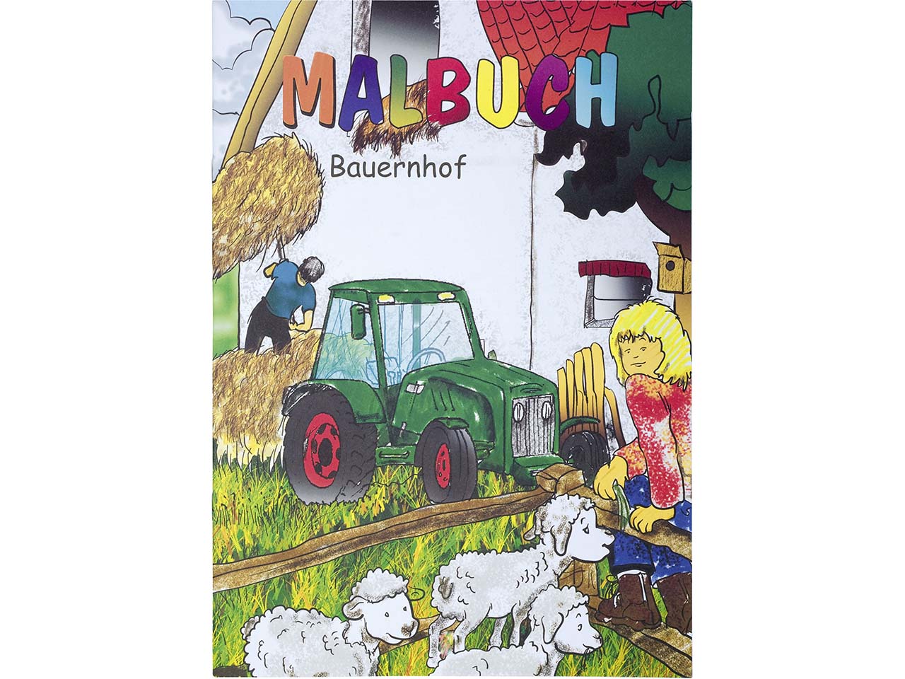 Malbuch Bauernhof Titelseite