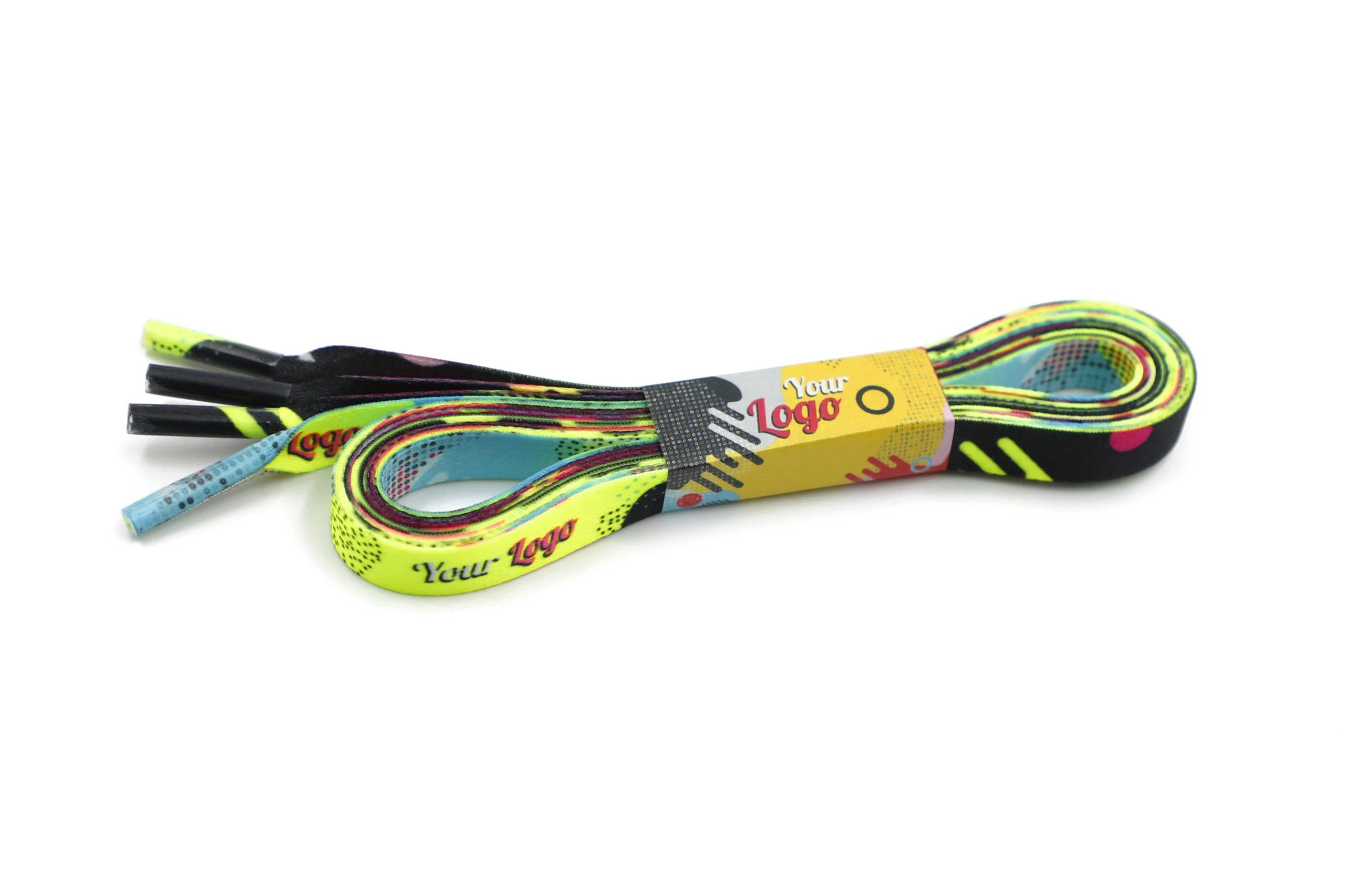 Individuell bedruckte Schnürsenkel aus rPET
