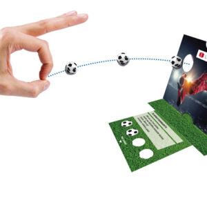 Mini-Torwandspiel mit Hand