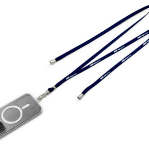 Verstellbares Lanyard mit Karabiner und Metallperlen